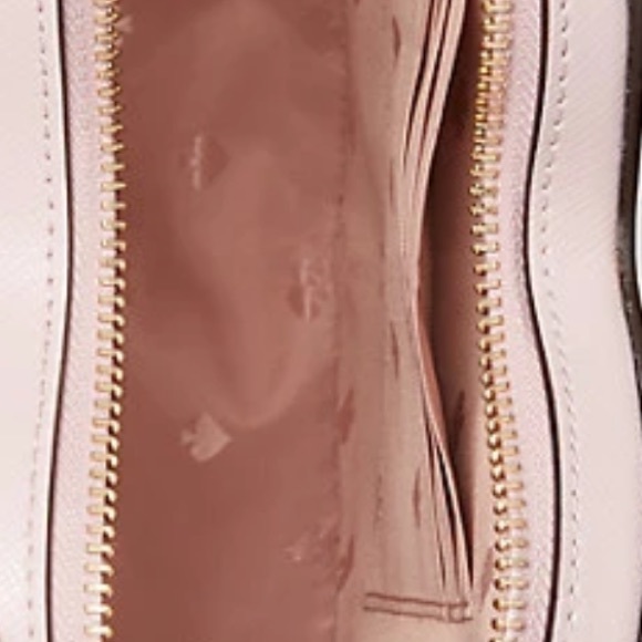 🎁 KATE SPADE BEAUTIFUL CHALK PINK HEART LOVE SHACK CROSSBODY STRAP INCLUDED NEW - Picture 5 of 5